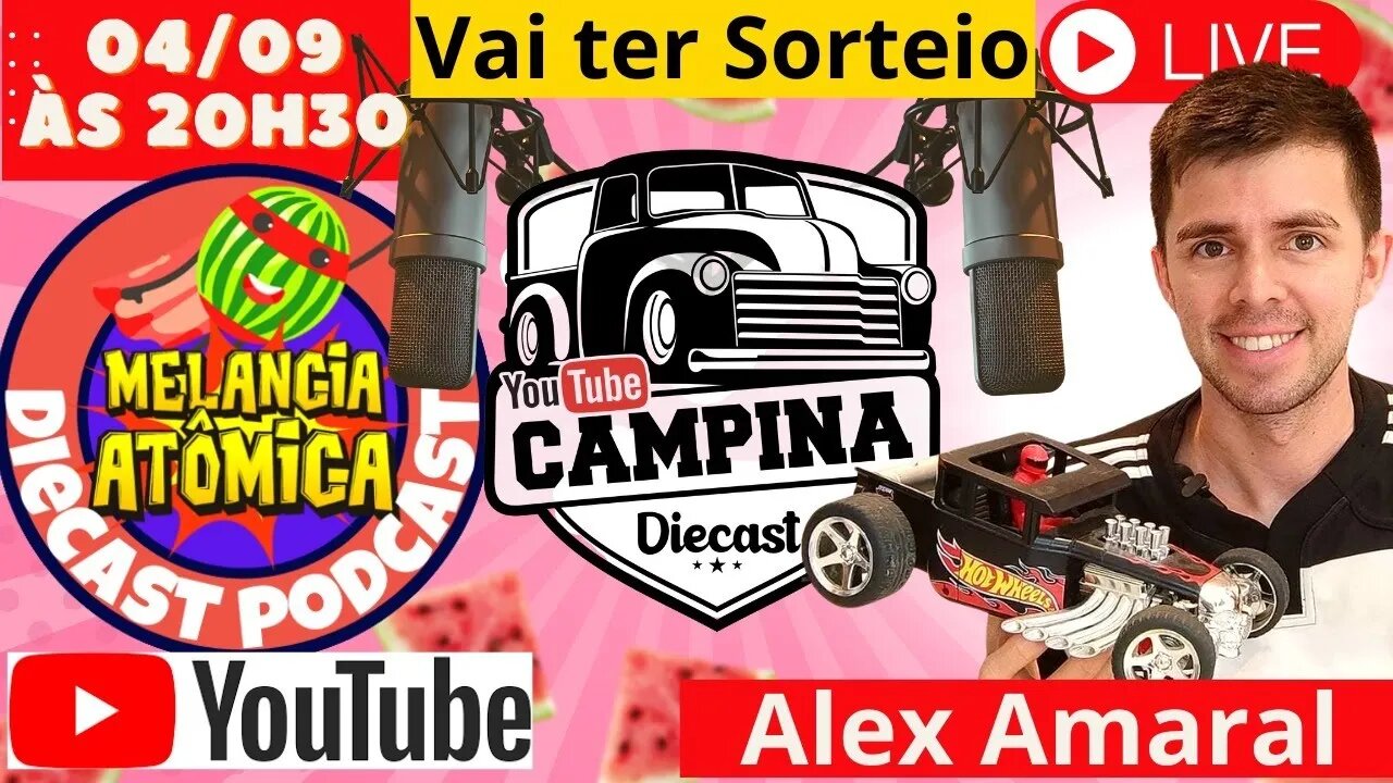 Diecast Podcast - Live para conhecermos a Fantástica Coleção do Alex Amaral do Campina Diecast