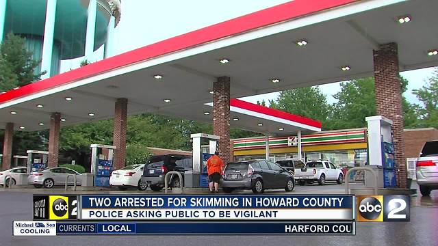 Police warning people about skimming crimes in Howard County