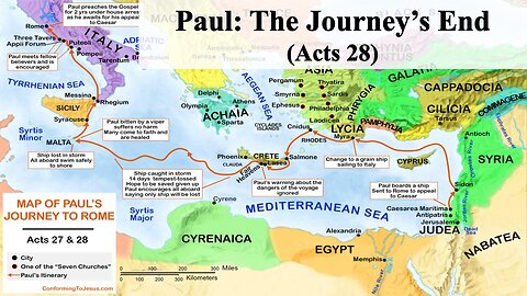 Paul: The Journey’s End (Acts 28) - A daily Bible study from www.HeartofAShepherd.com.