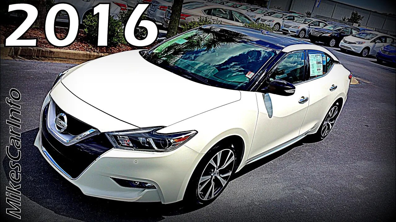 2016 Nissan Maxima SL - Ultimate In-Depth Look