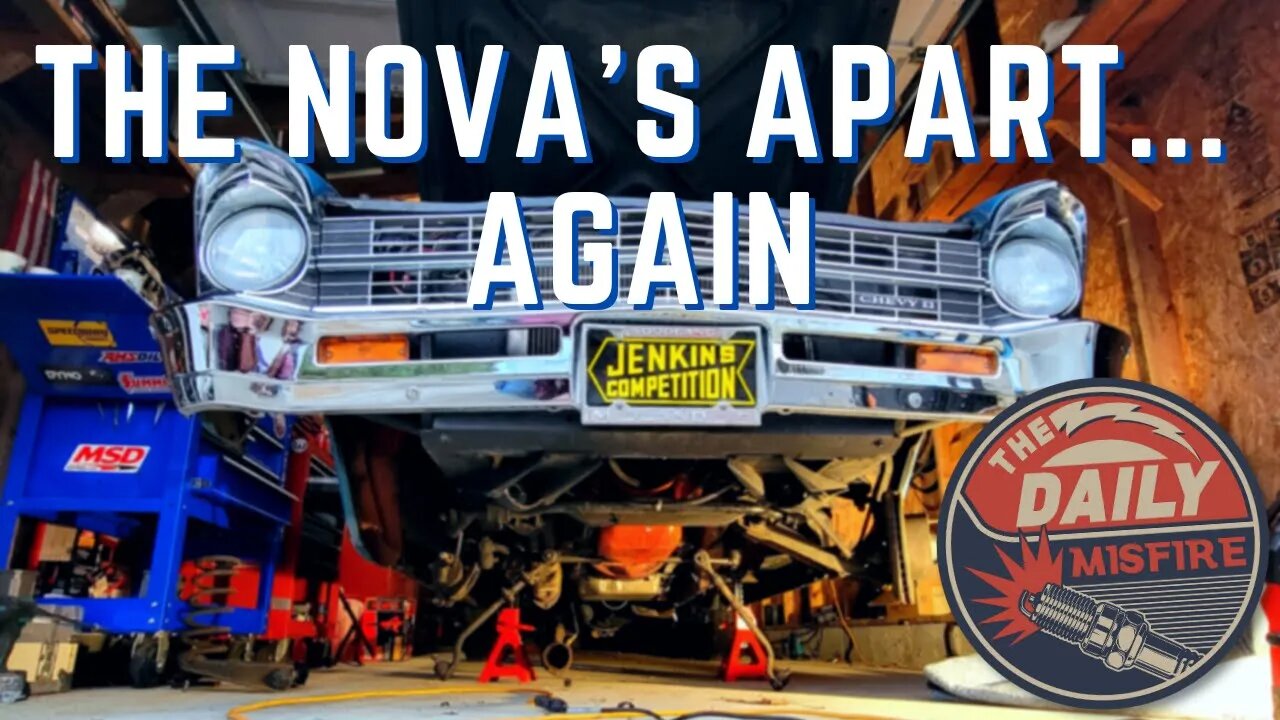 Suspension Rebuild Time Part 1! Tearing Out The Stock Suspension in My 1967 Chevy Nova.