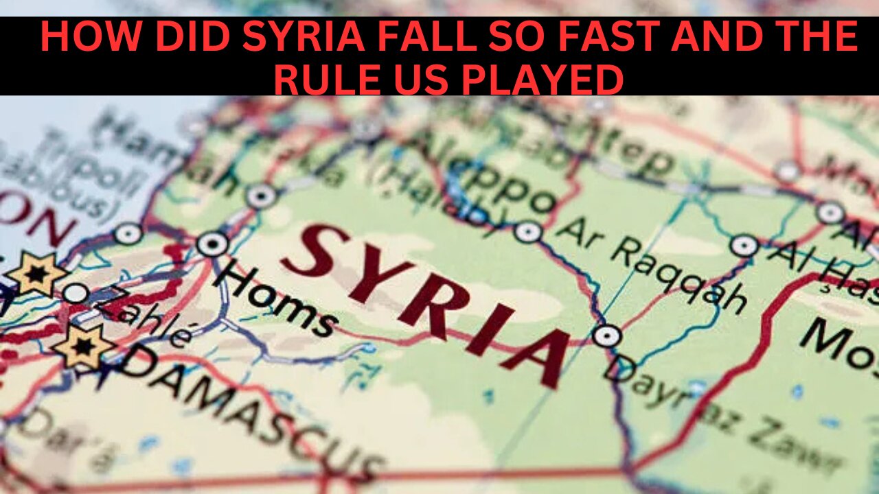 How did Syria fall so fast