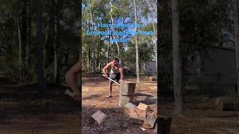 Splitting a Large Water Oak