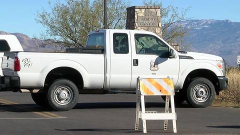 Sabino Canyon closed to vehicles