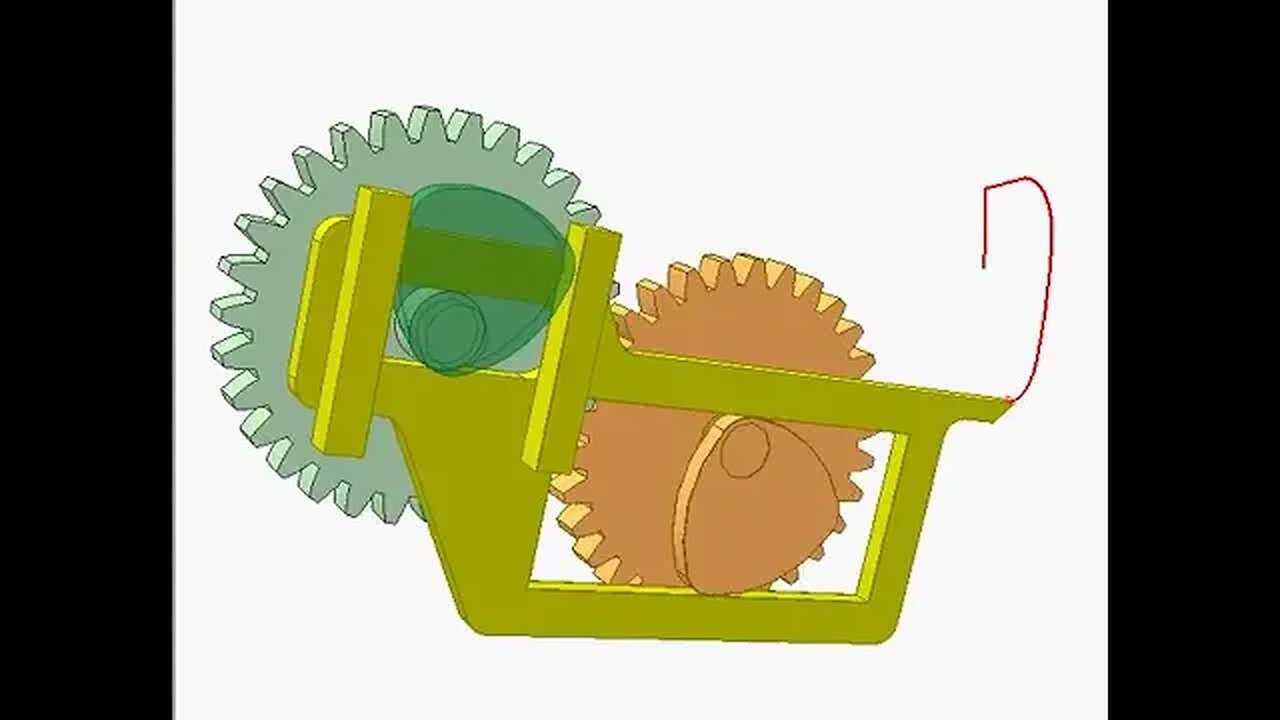 2603 Cam and gear mechanism 9