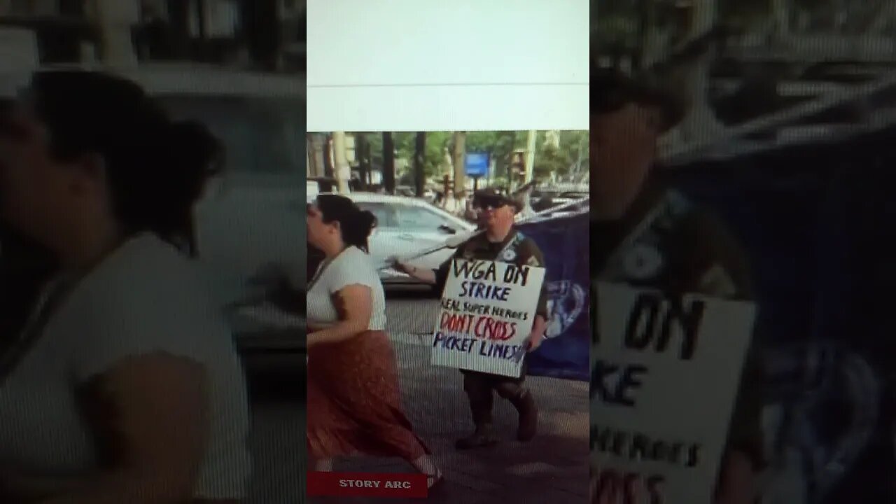 WGA Members INVADE Washington DC Near the White House to Shutdown Captain America 4?