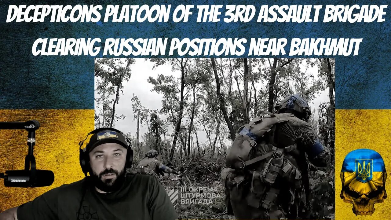 Ukraine War: Decepticons Platoon of the 3rd Assault Brigade Clearing Russian Positions Near Bakhmut