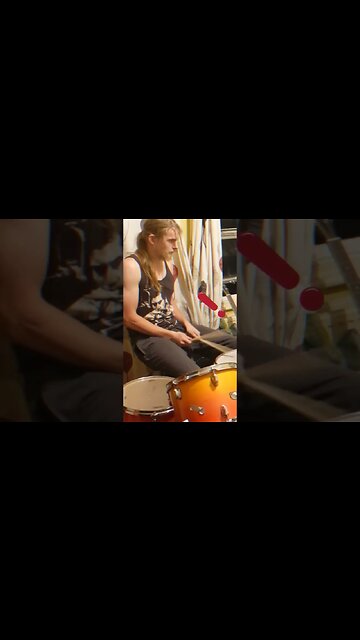 alarm went off while practicing