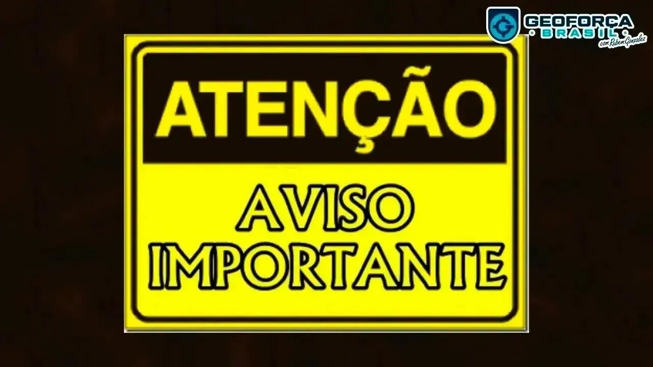 RECADO IMPORTANTE | 🔴Live Geoforça