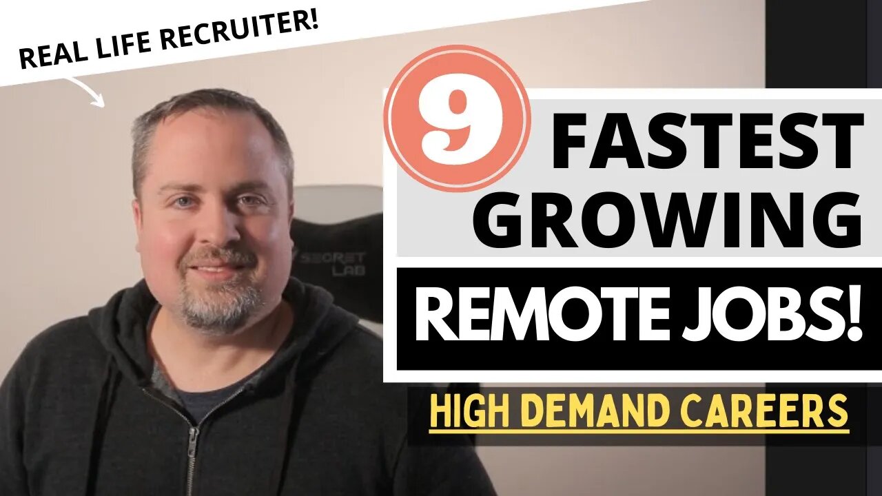 Top Remote Jobs - 9 High Demand Work-From-Home Careers