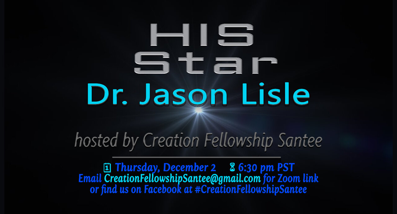 His Star Dr. Jason Lisle's take on the Star of Bethlehem