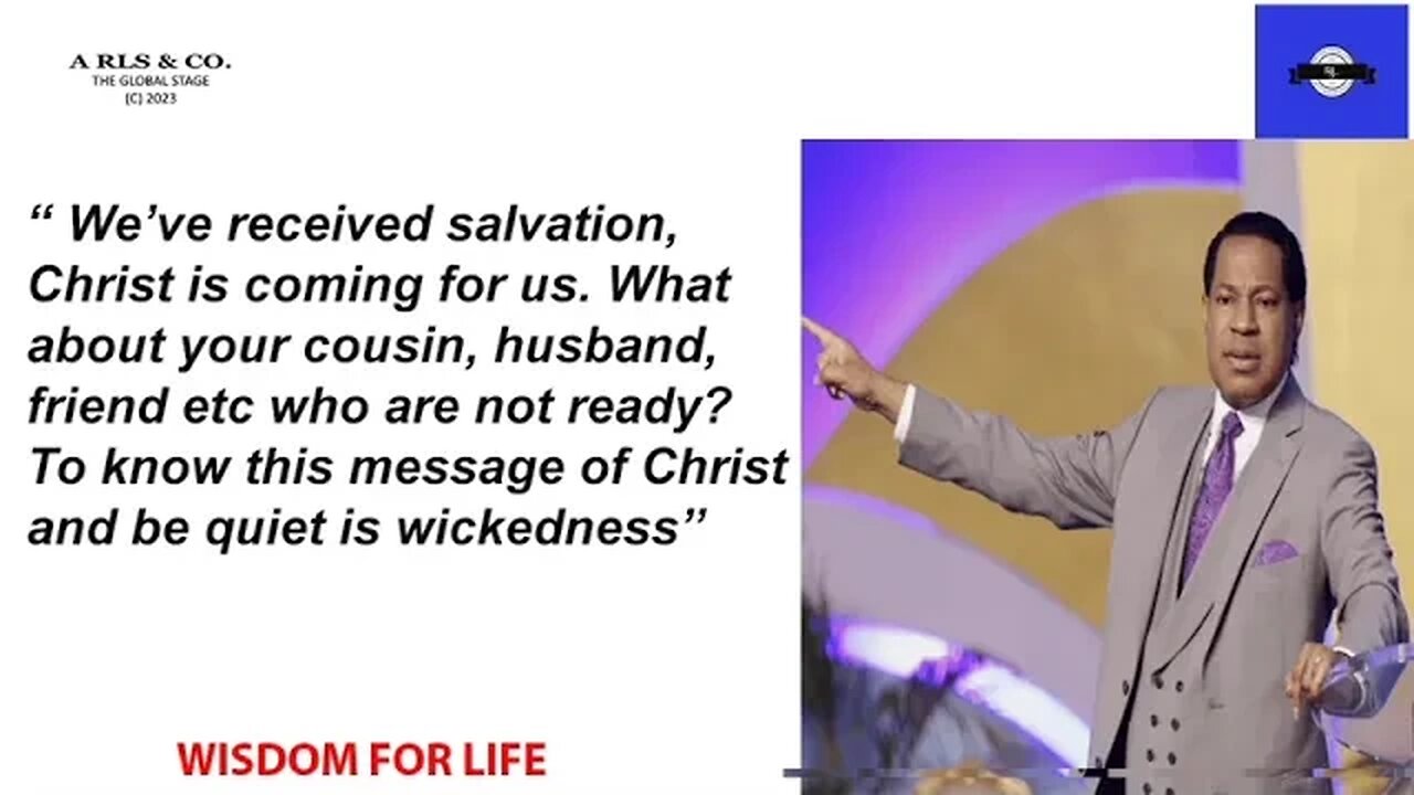 Pastor Chris Quote: Wisdom for Life 2