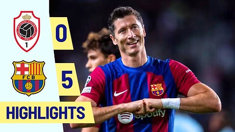 Barcelona vs Antwerp 5-0 highlights & all goal 2023 João Felix 2 goal HD