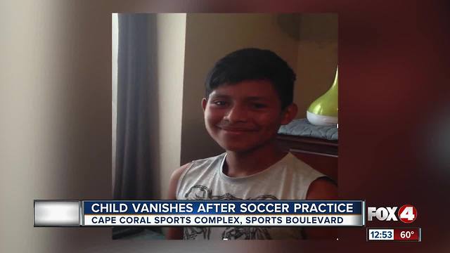 Boy missing from Cape Coral Sports Complex