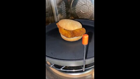 Chicken Sandwich air frying