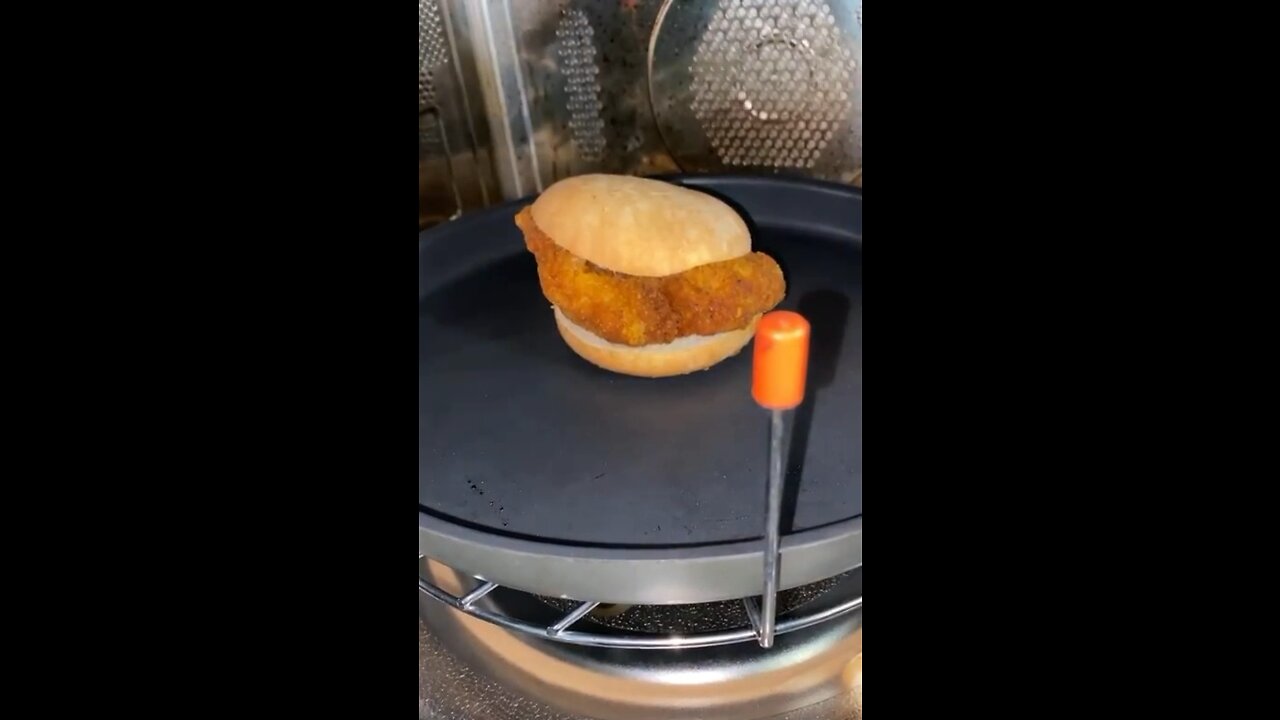 Chicken Sandwich air frying