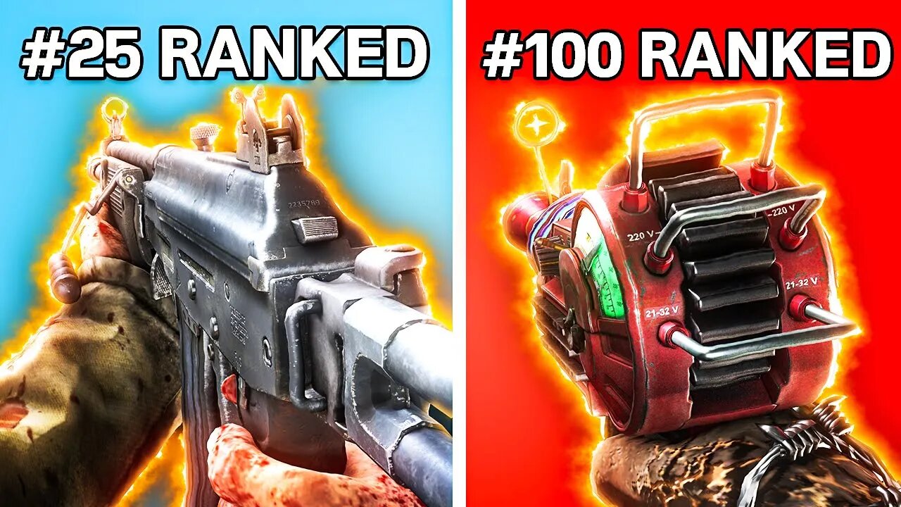 Ranking Literally Every Weapon in CoD Zombies...