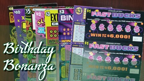 🎁 Birthday Bonanza 🎁 | Buy-U Scratchers | Louisiana Lottery