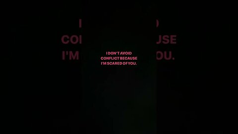 CONFLICT CONFRONTATION