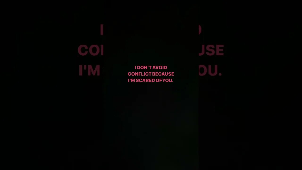 CONFLICT CONFRONTATION