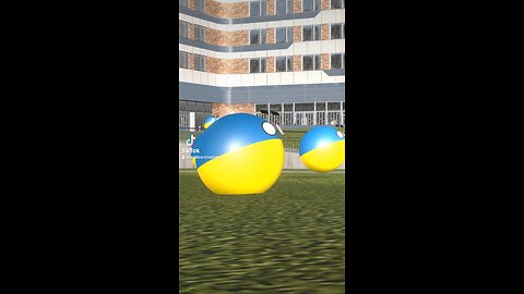 3D Countryballs - Russian Attack vs Ukraine