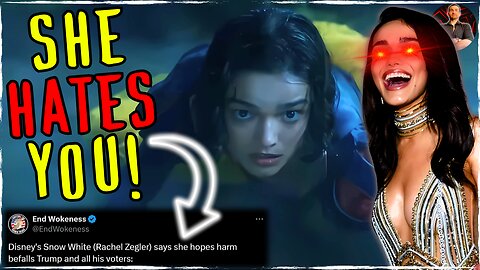 Rachel Zegler is EVIL! Disney's Snow White Wants You to Suffer!