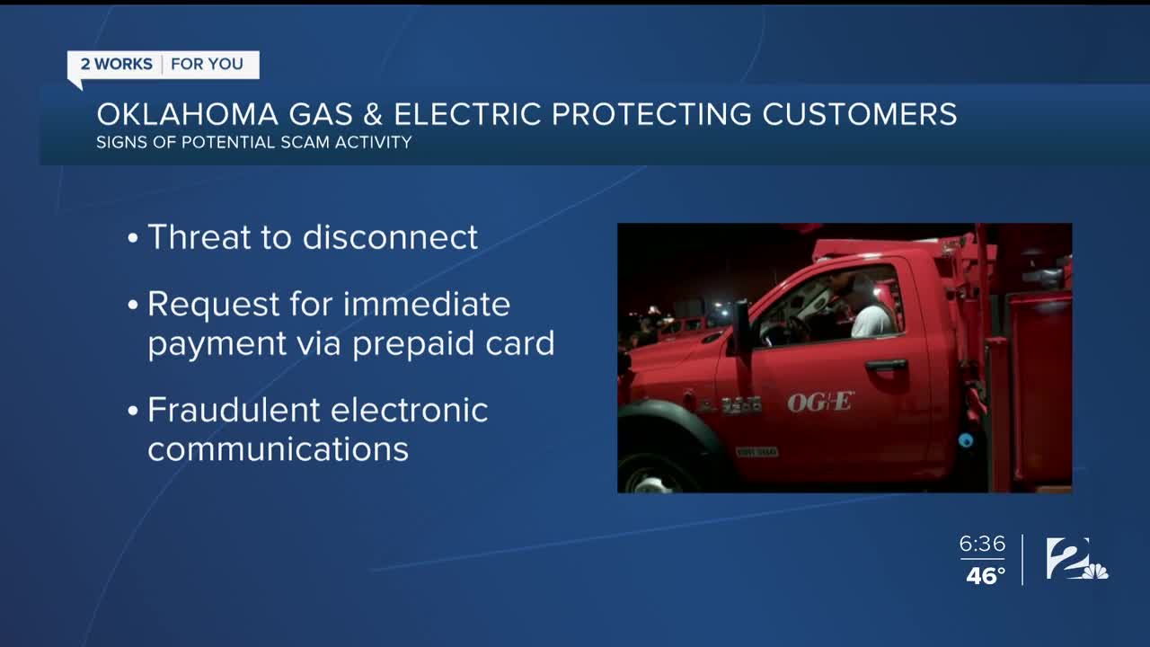 Oklahoma Gas and Electric Protecting Customers: Signs of Potential Scam Activity