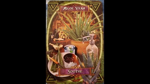 #1 Witches' Kitchen Oracle Cards Aloe Vera