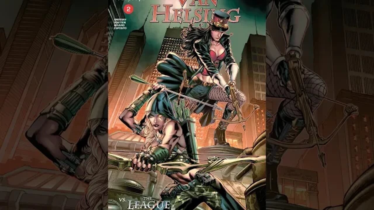 Van Helsing vs the League of Monsters Covers