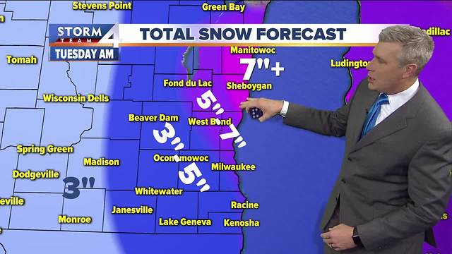 Winter Storm Warning issued for parts of SE Wis.