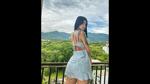 Delicate pretty tgirl in moments