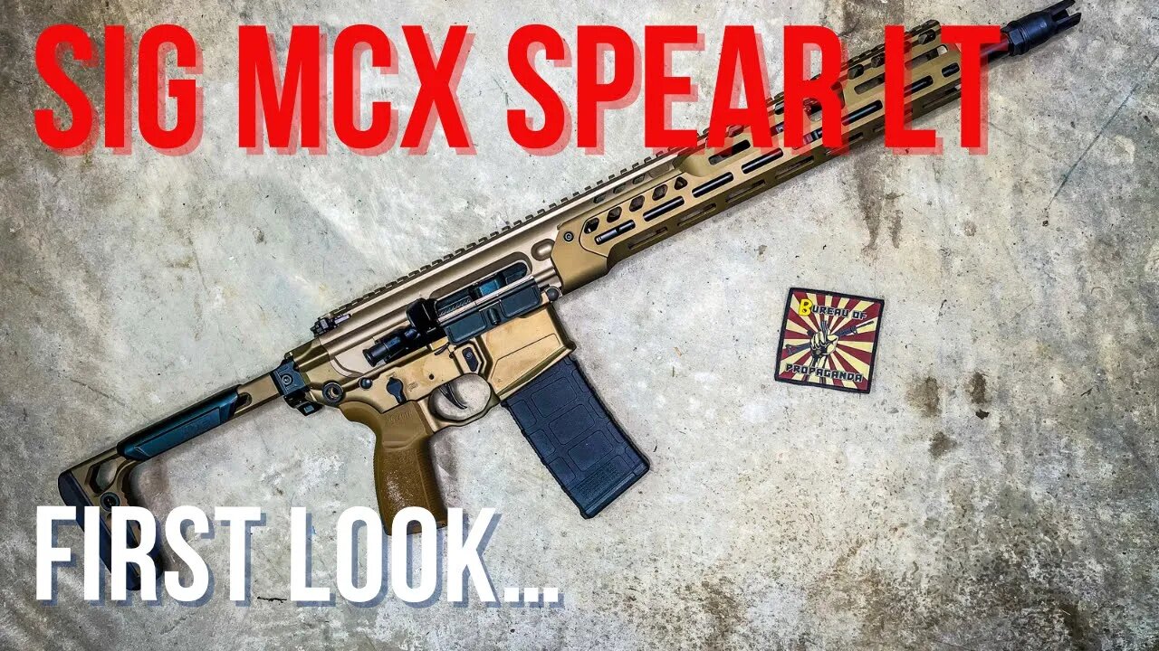 Sig MCX Spear LT First Look #sigsauer #sigspearlt #mcx