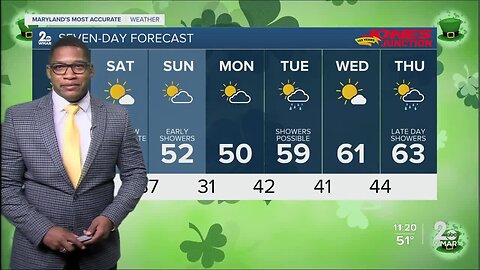 WMAR-2 News Weather at 11