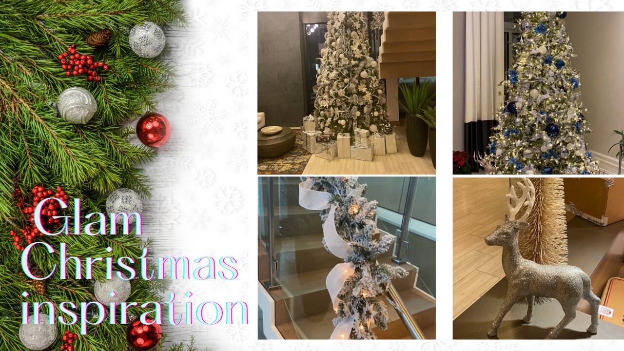 Glam Christmas decor inspiration to inspire you!