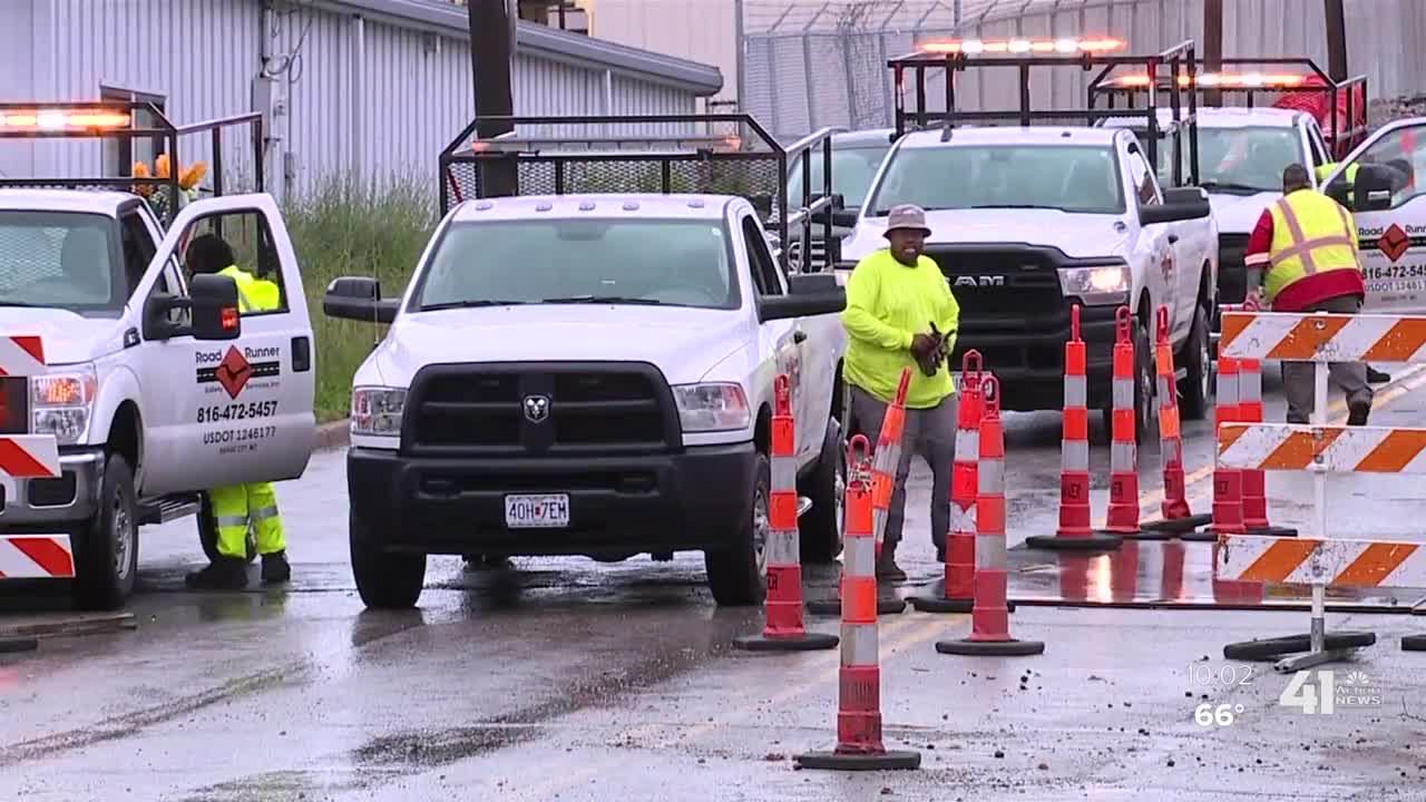 Flooding washes through parts of Kansas City