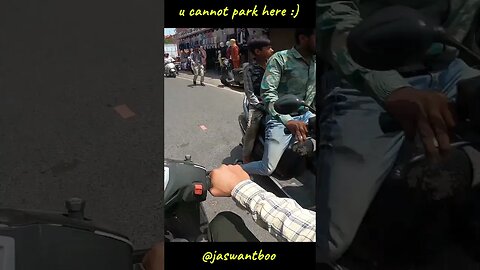 give this man a parking ticket #shorts #motovlog #jaswantboo