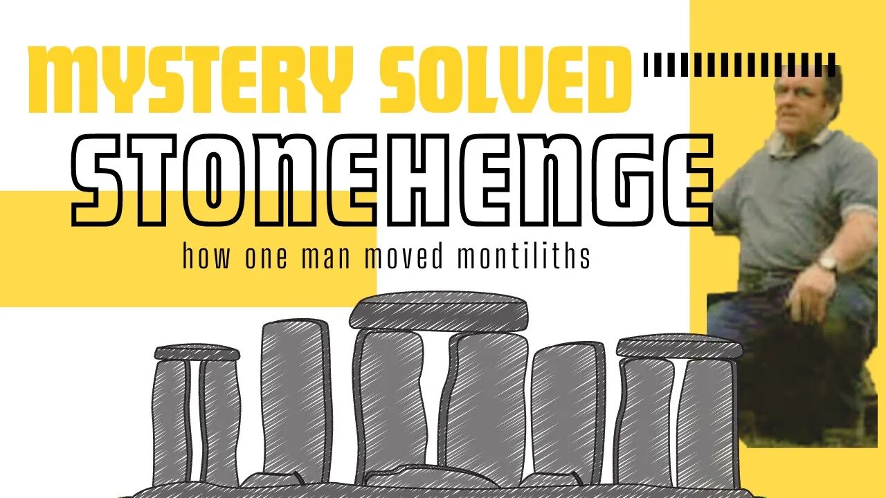 How Stonehenge Was Built (with Sticks and Stones) - Wally Wallington Solves Age Old Mystery #awesome