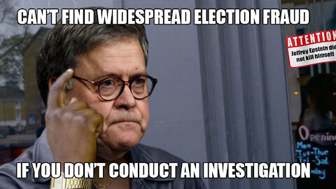 Bill Barr Comes Out As A Traitor Against Trump And America