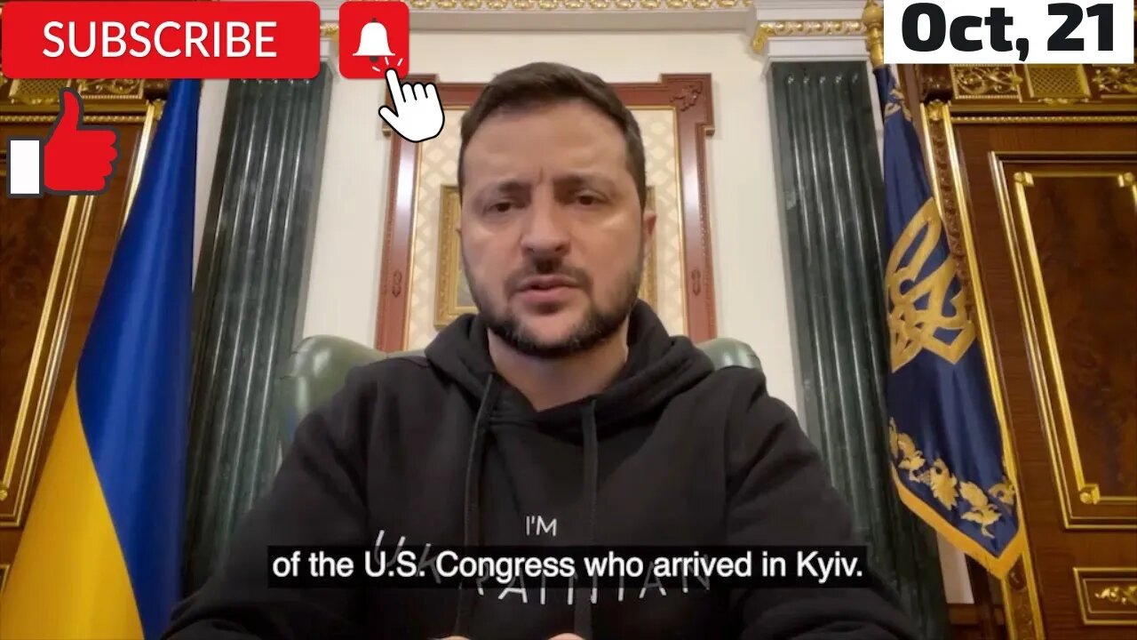 Vladimir Zelensky Explanations October 21 2022 (Subtitle)