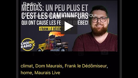 Frank le Dédômiseur , Climat ,médias 29 janvier 2024