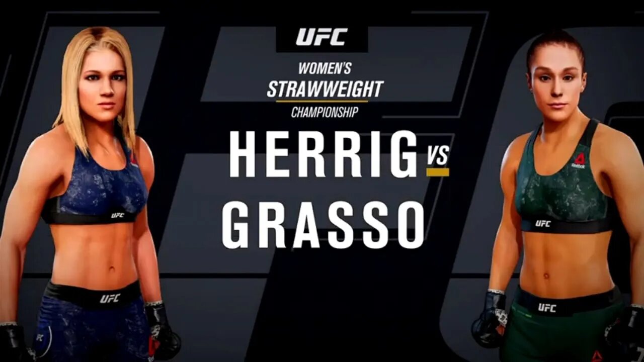 EA Sports UFC 3 Gameplay Alexa Grasso vs Felice Herrig