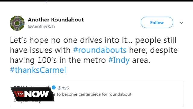 Twitter account mocks Carmel roundabout construction