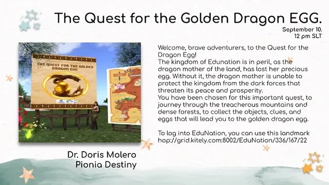 The Quest for the Golden Dragon EGG