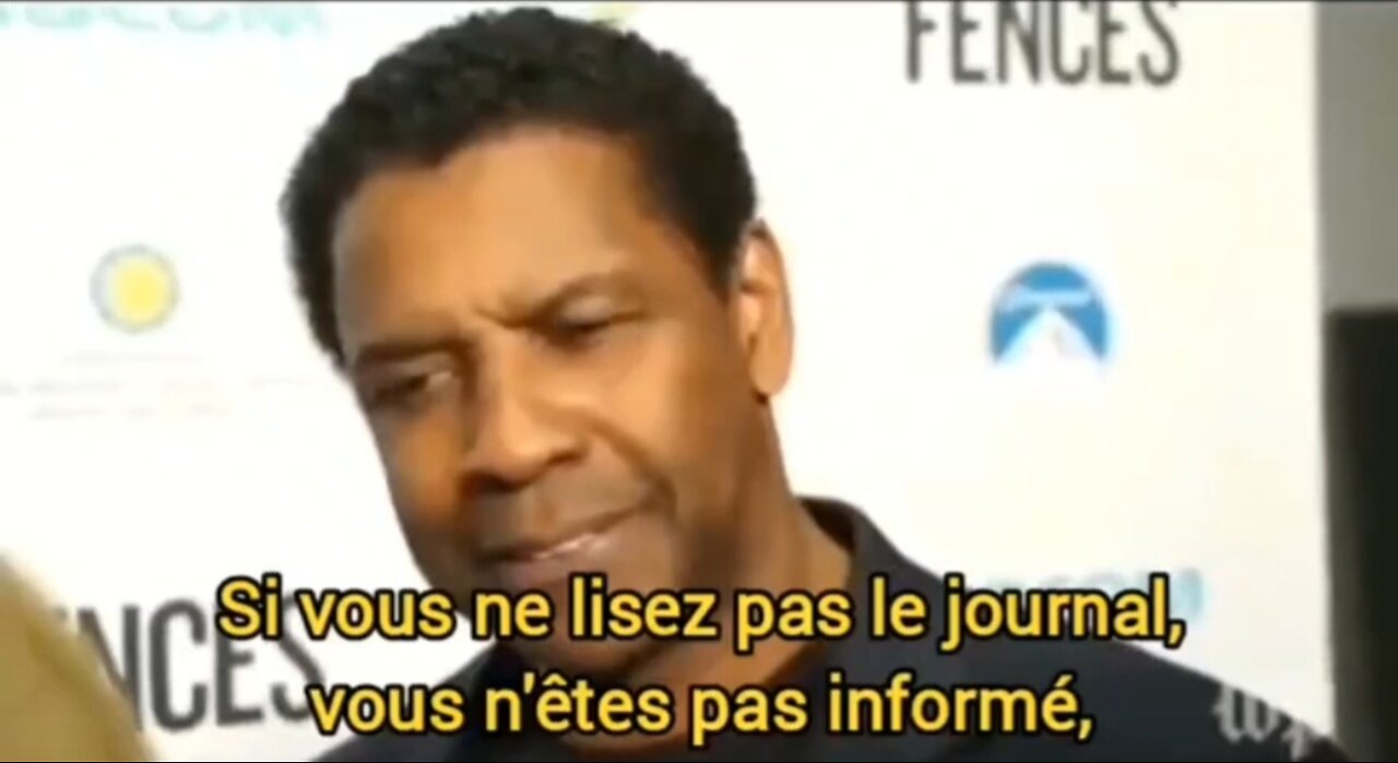 Denzel Washington s'exprimait concernant la presse