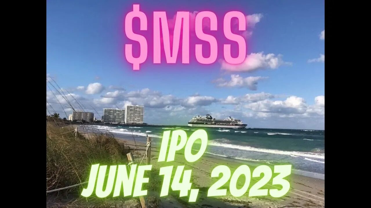 $MSS - Maison Solutions Inc. IPO June 14, 2023