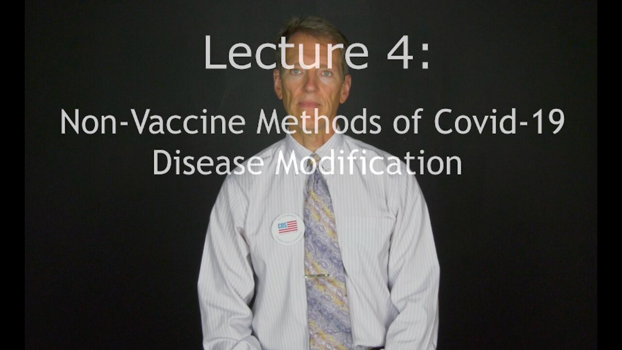 Dr. Dan Stock Discusses Non-Vaccine Methods of Covid-19 Disease Modification