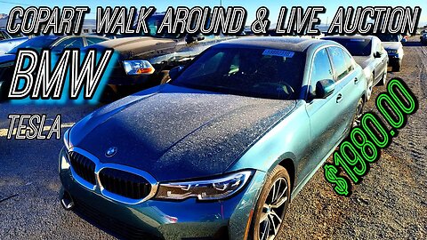 2020 BMW 330i Less than 2k! Copart Walk Around and Live Auction