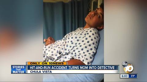 Hit-and-run accident turns mom into detective