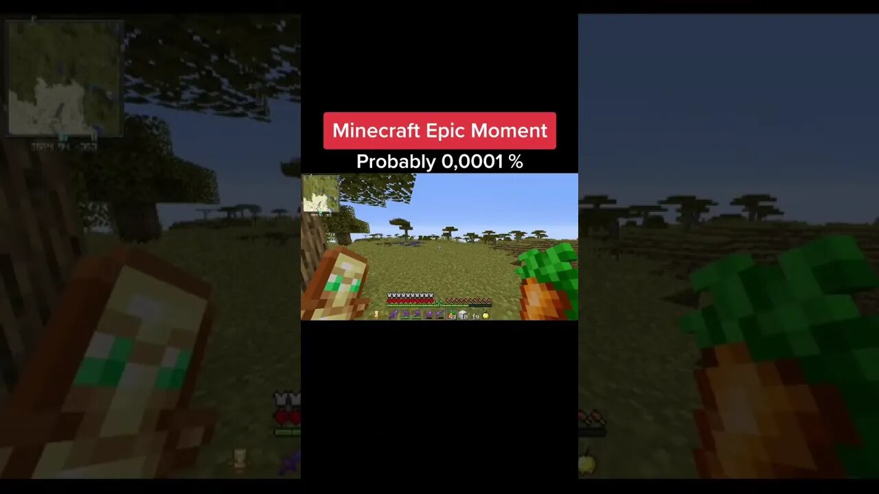 Minecraft Rarest Moment (me) #minecraft #minecraftshorts #minecraftmemes #minecraftanimation #shots