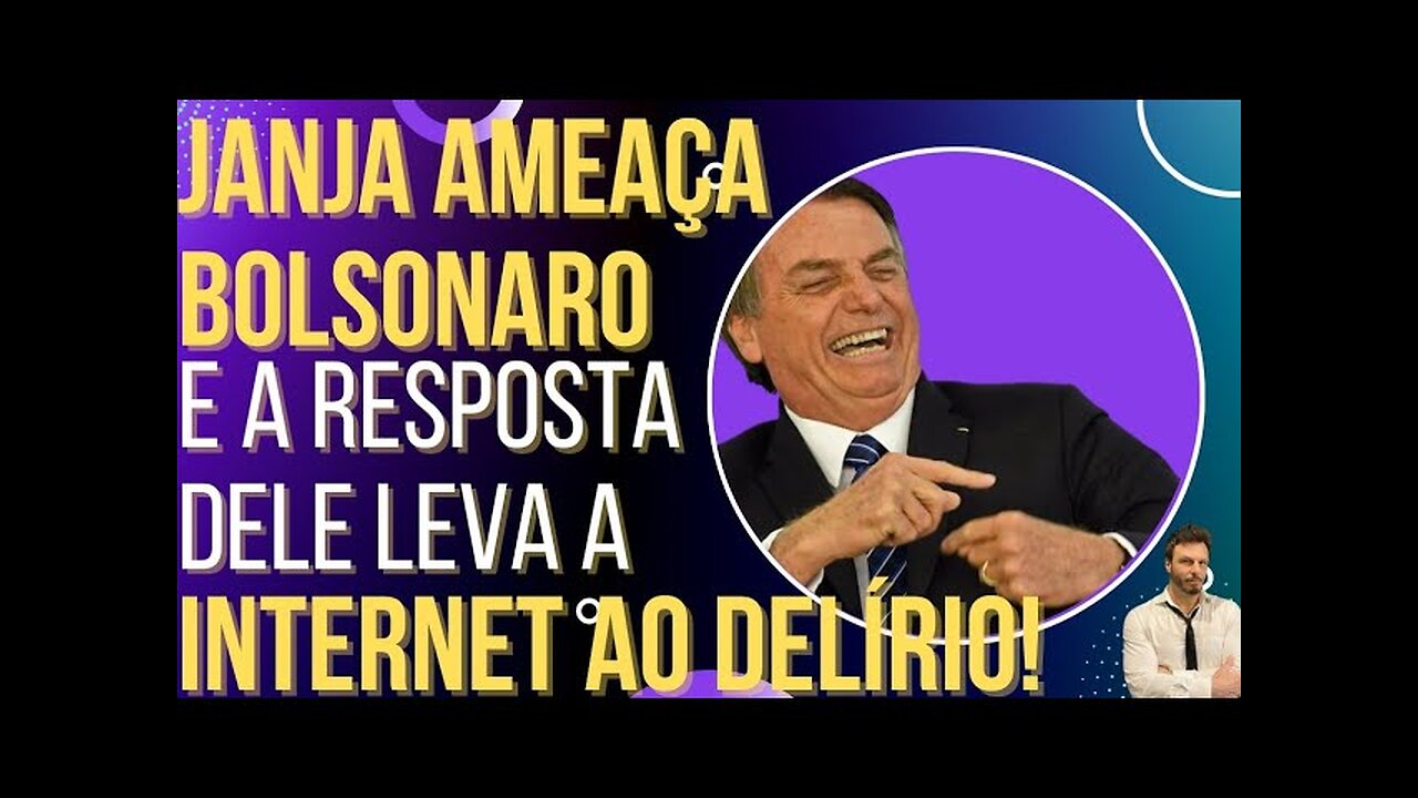 OI LUIZ - Janja diz que Bolsonaro será preso e a resposta dele leva a internet ao delírio!